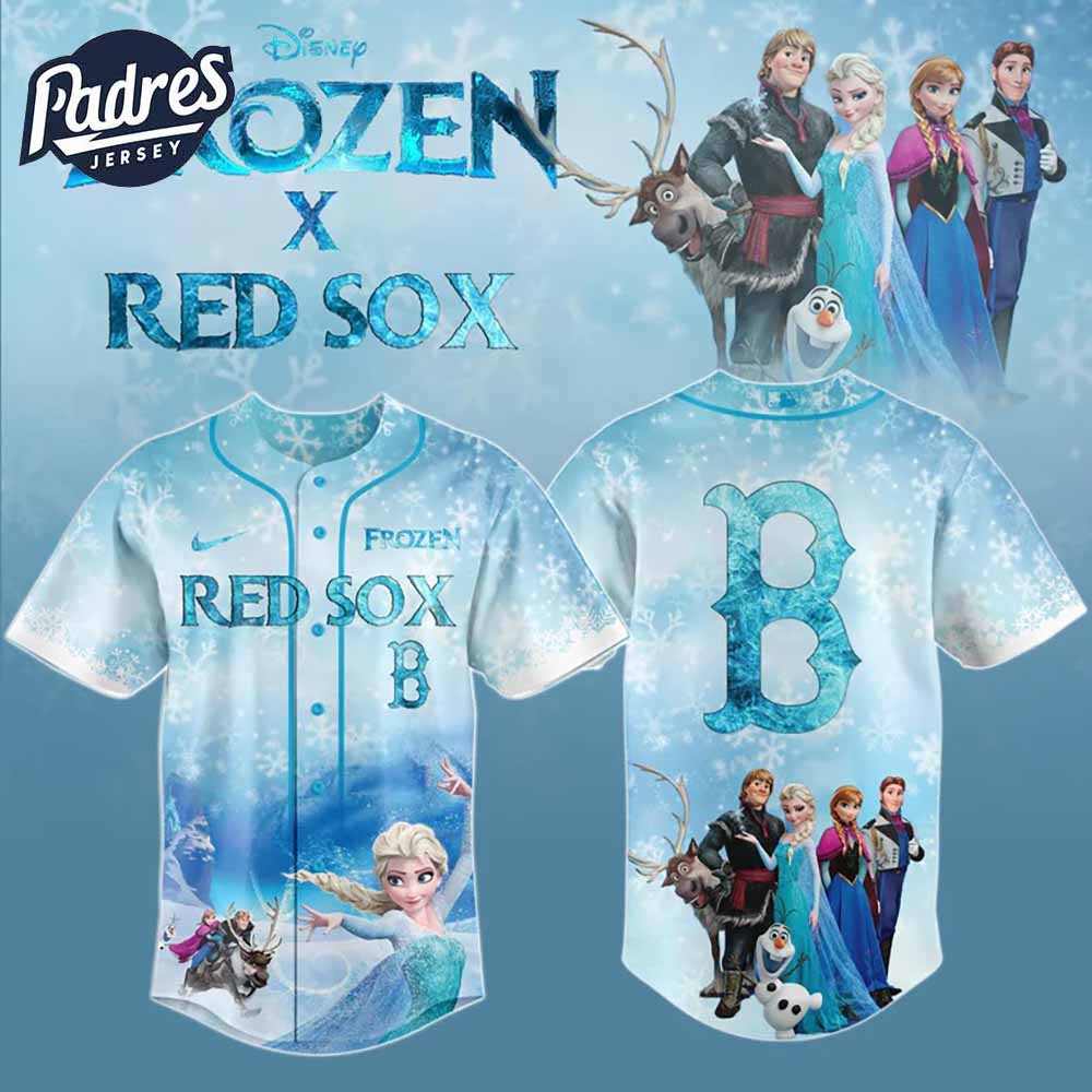 Boston Red Sox x Frozen Baseball Jersey 2025 - Padres Jersey Oasis: Elevate Your Baseball Style Game