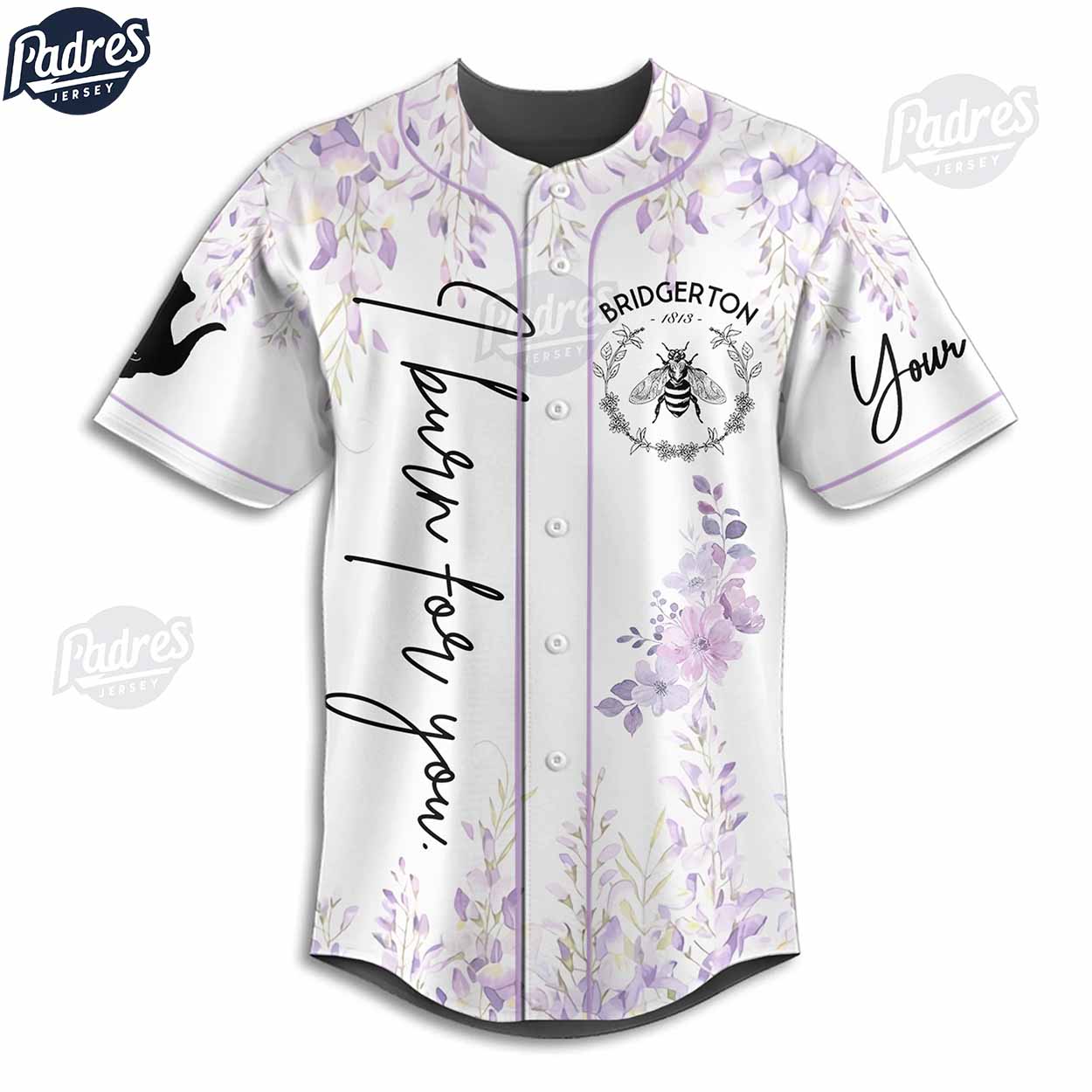 Bridgerton Lady Whistledown Custom Baseball Jersey - Padres Jersey Oasis: Elevate Your Baseball Style Game