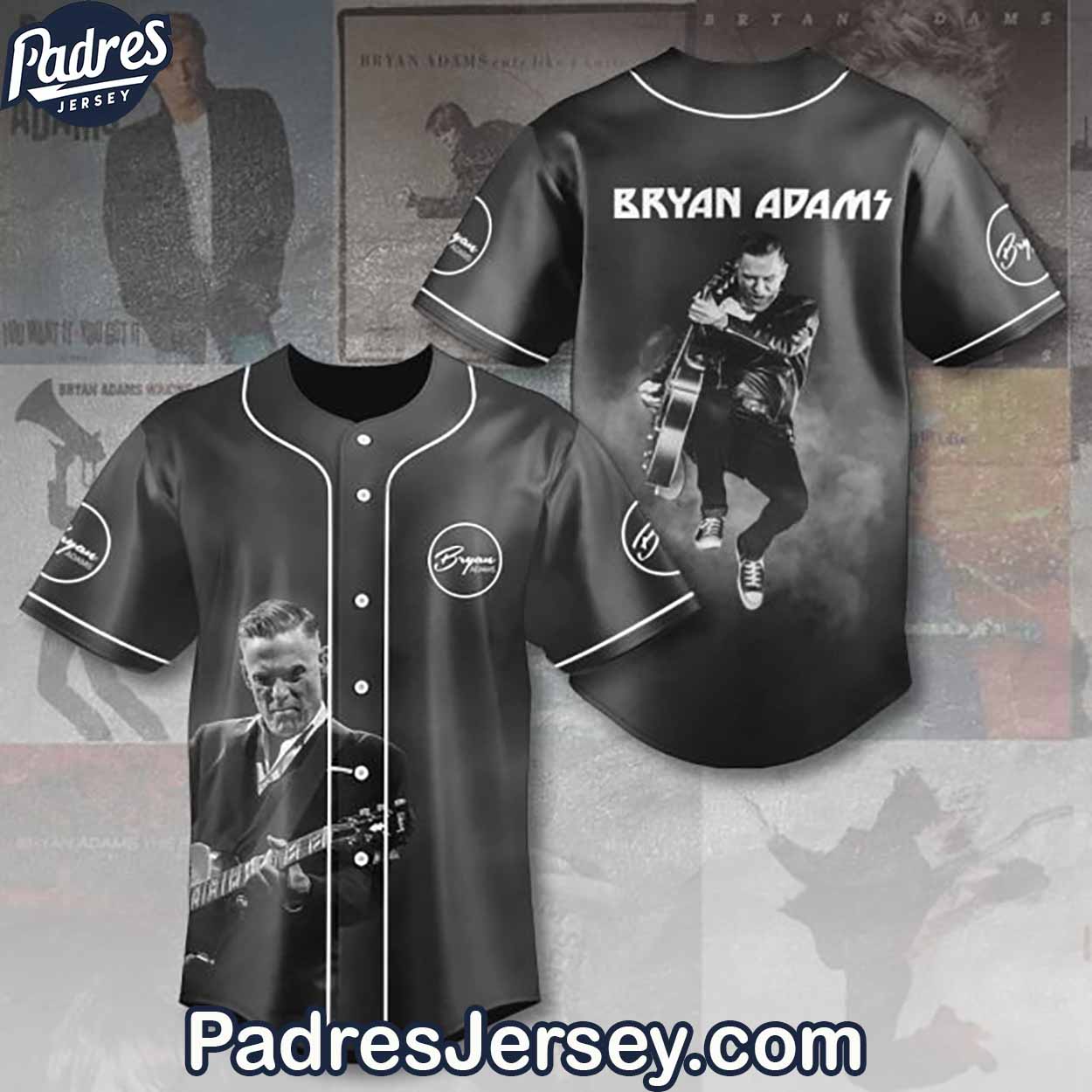 Bryan Adams Baseball Jersey Outfit - Padres Jersey Oasis: Elevate Your Baseball Style Game