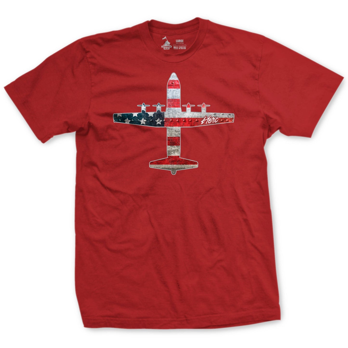 C-130 "Herc" Rivet Flag T-Shirt