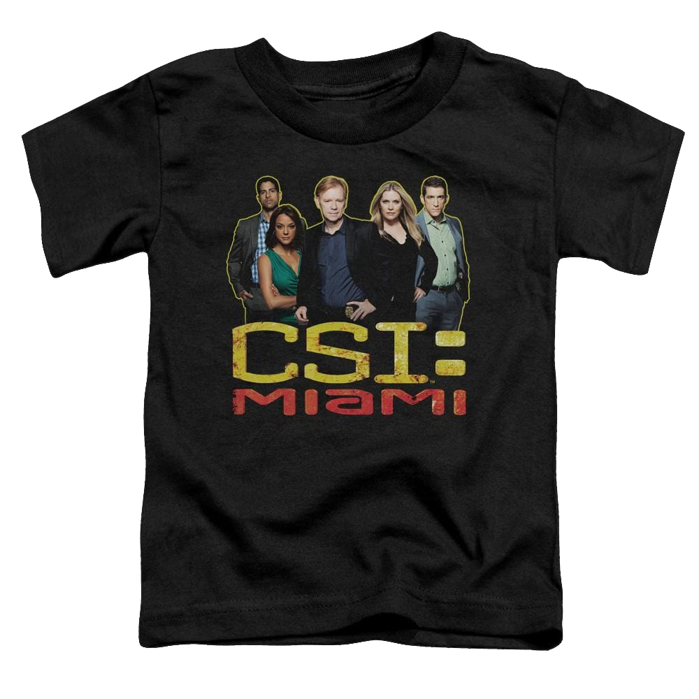 Csi Miami The Cast In Black - Toddler T-Shirt