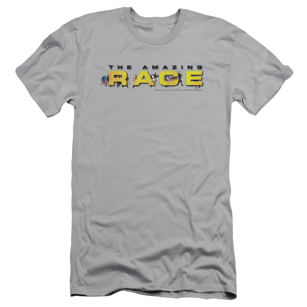 Amazing Race, The Running Logo - Men's Slim Fit T-Shirt