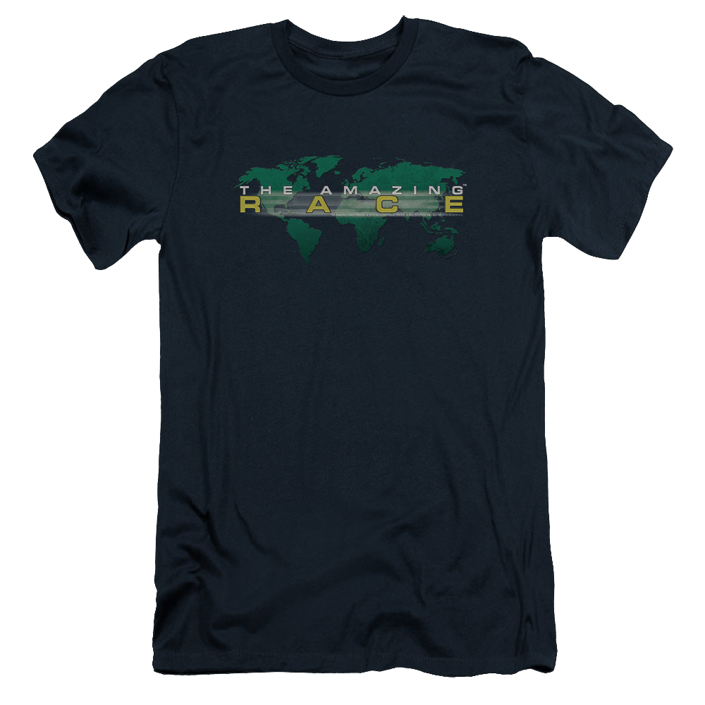 Amazing Race, The Around The World - Men's Slim Fit T-Shirt