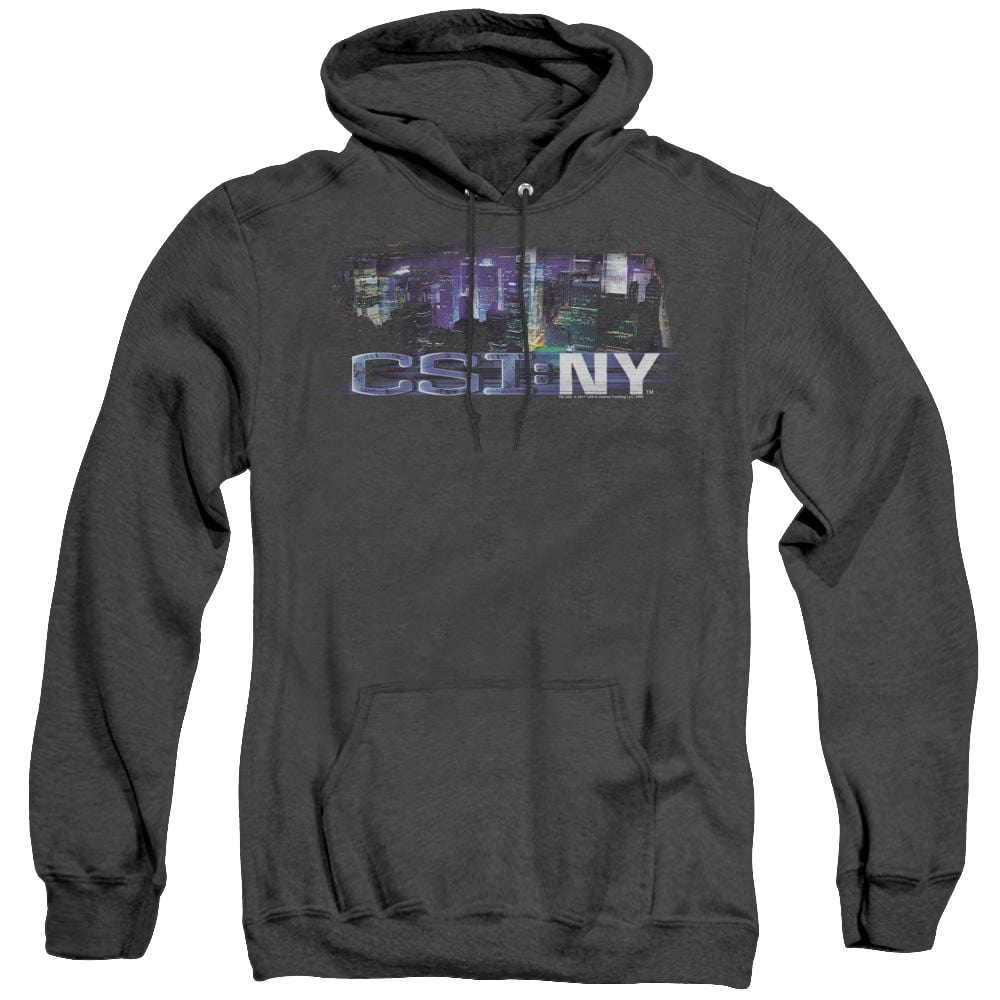 Csi New York Never Rests - Heather Pullover Hoodie