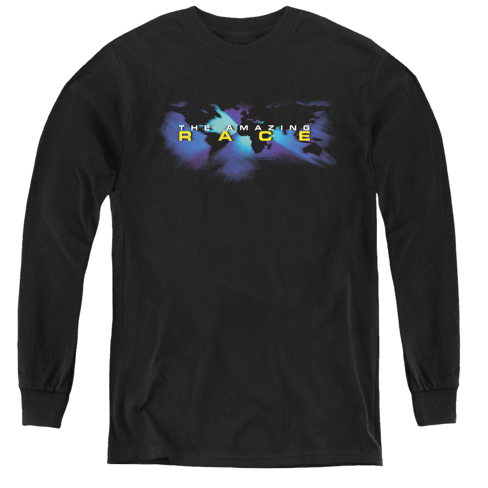 Amazing Race, The Faded Globe - Youth Long Sleeve T-Shirt