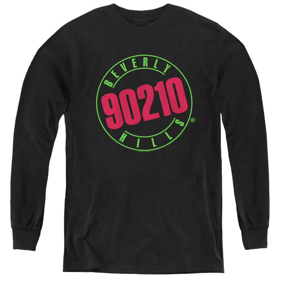 Beverly Hills 90210 Neon - Youth Long Sleeve T-Shirt