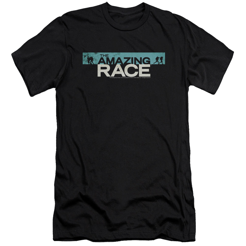 Amazing Race, The Bar Logo - Men's Premium Slim Fit T-Shirt