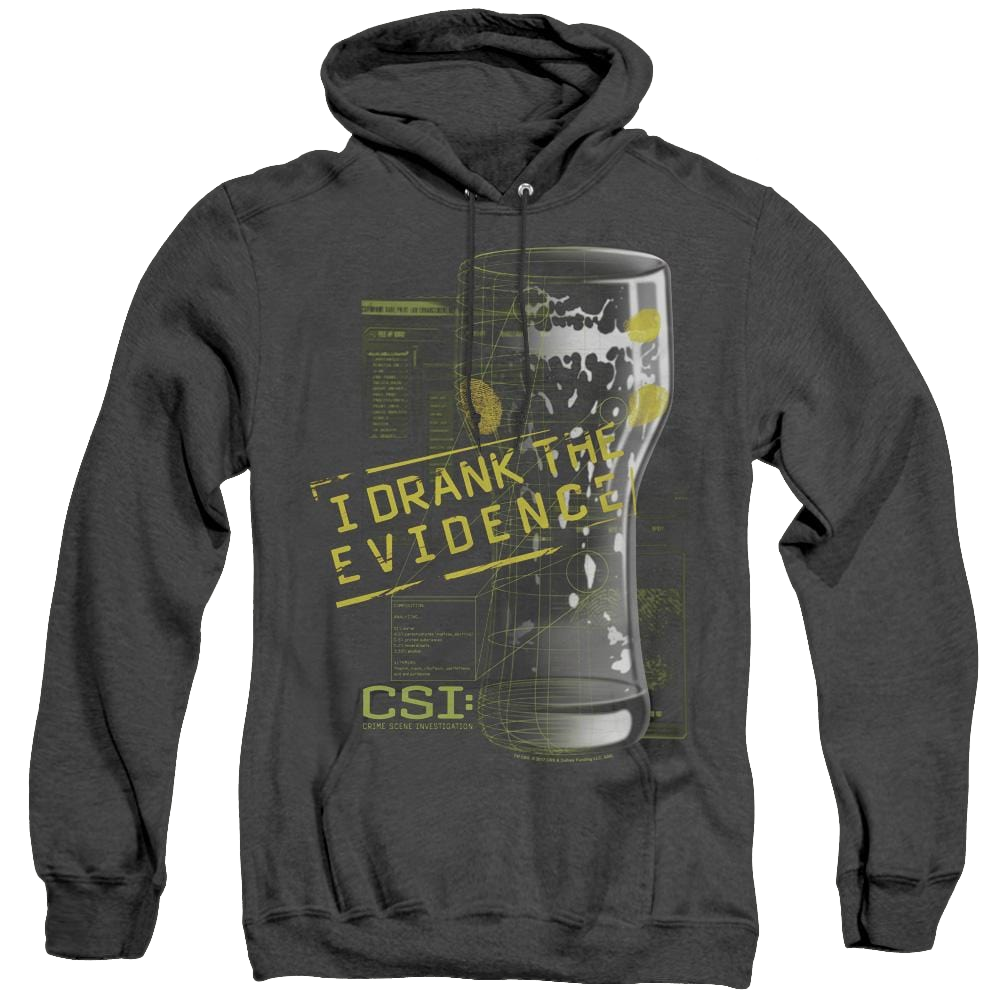 Csi I Drank The Evidence - Heather Pullover Hoodie