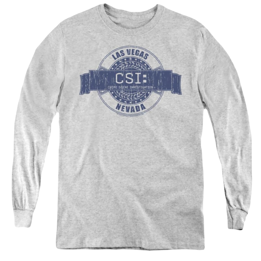 Csi Vegas Badge - Youth Long Sleeve T-Shirt