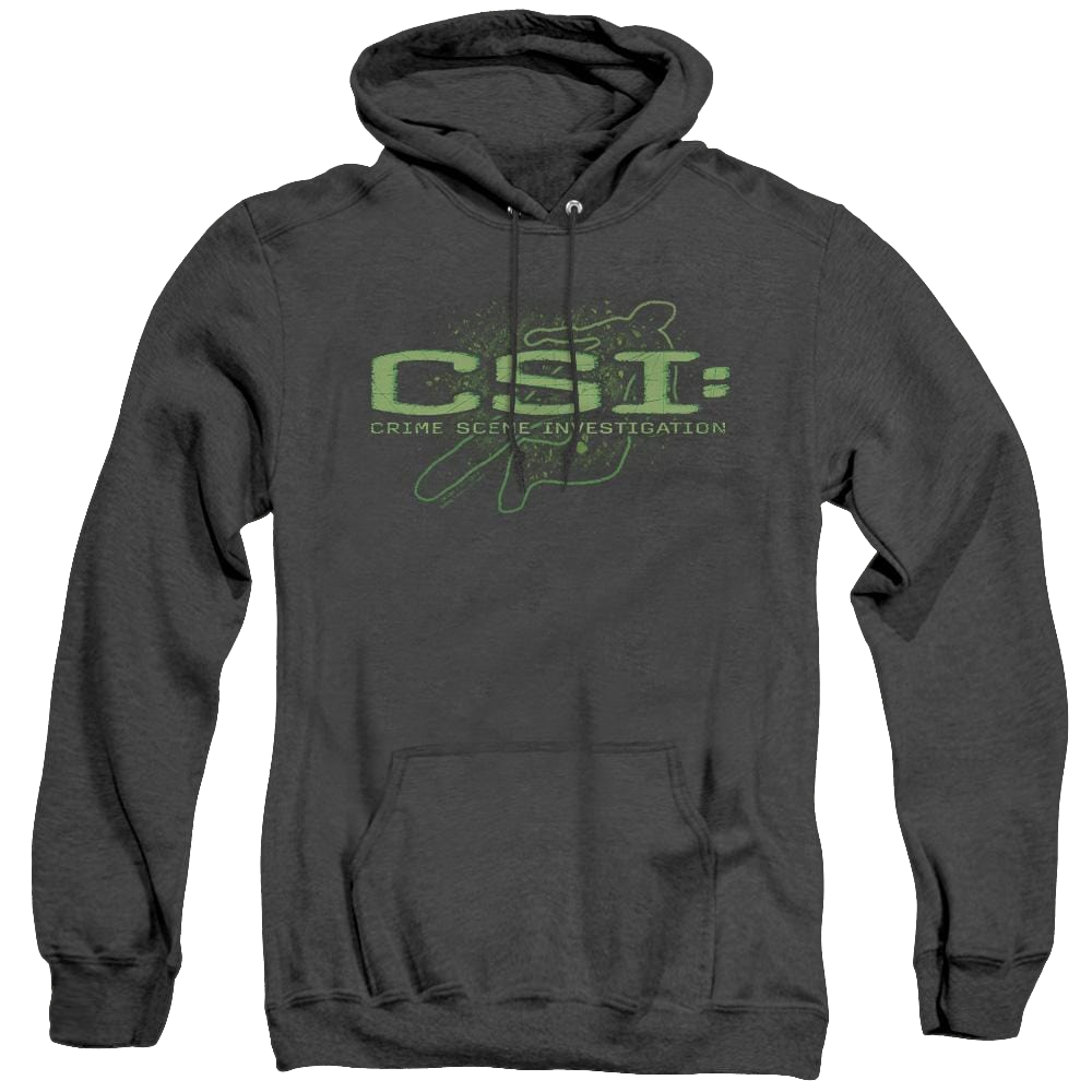 Csi Sketchy Shadow - Heather Pullover Hoodie