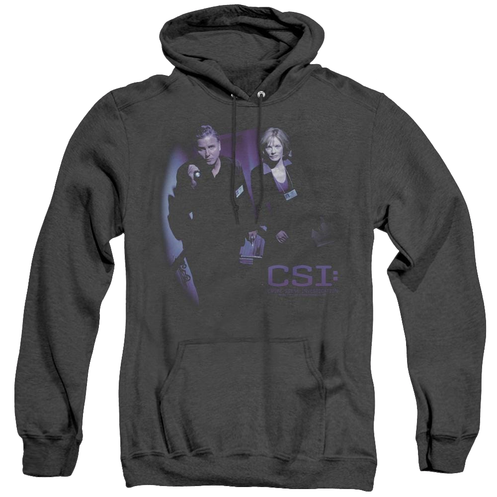 Csi At The Scene - Heather Pullover Hoodie