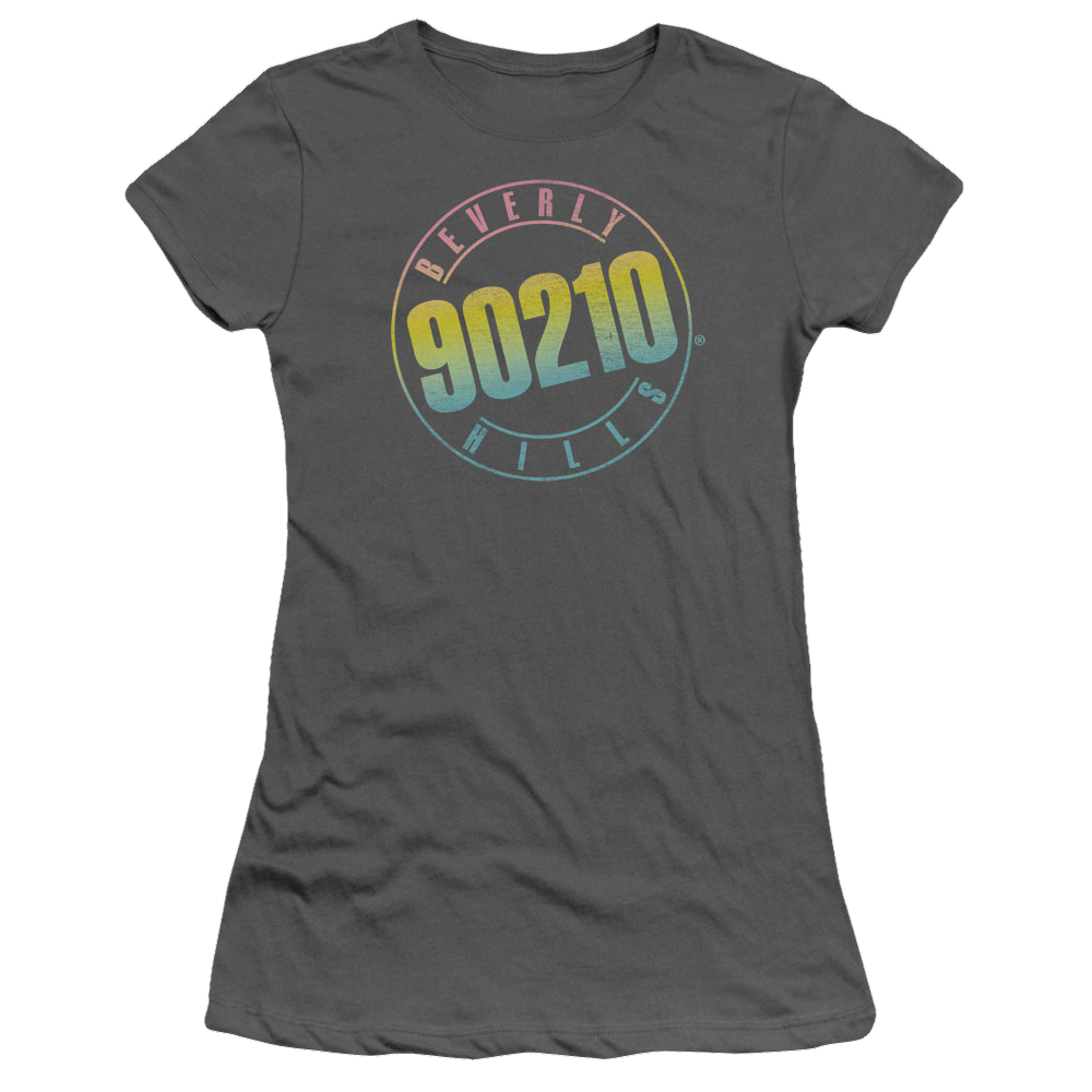 Beverly Hills 90210 Color Blend Logo - Juniors T-Shirt