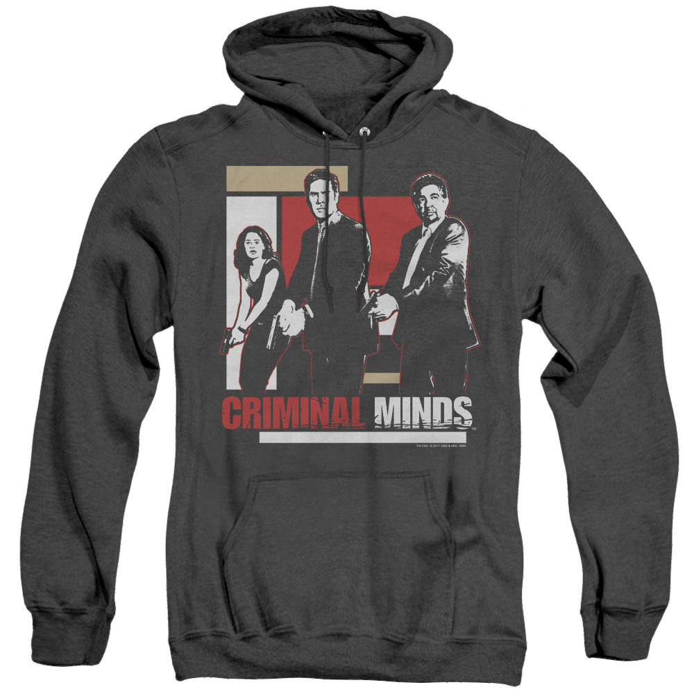 Criminal Minds Guns Drawn - Heather Pullover Hoodie
