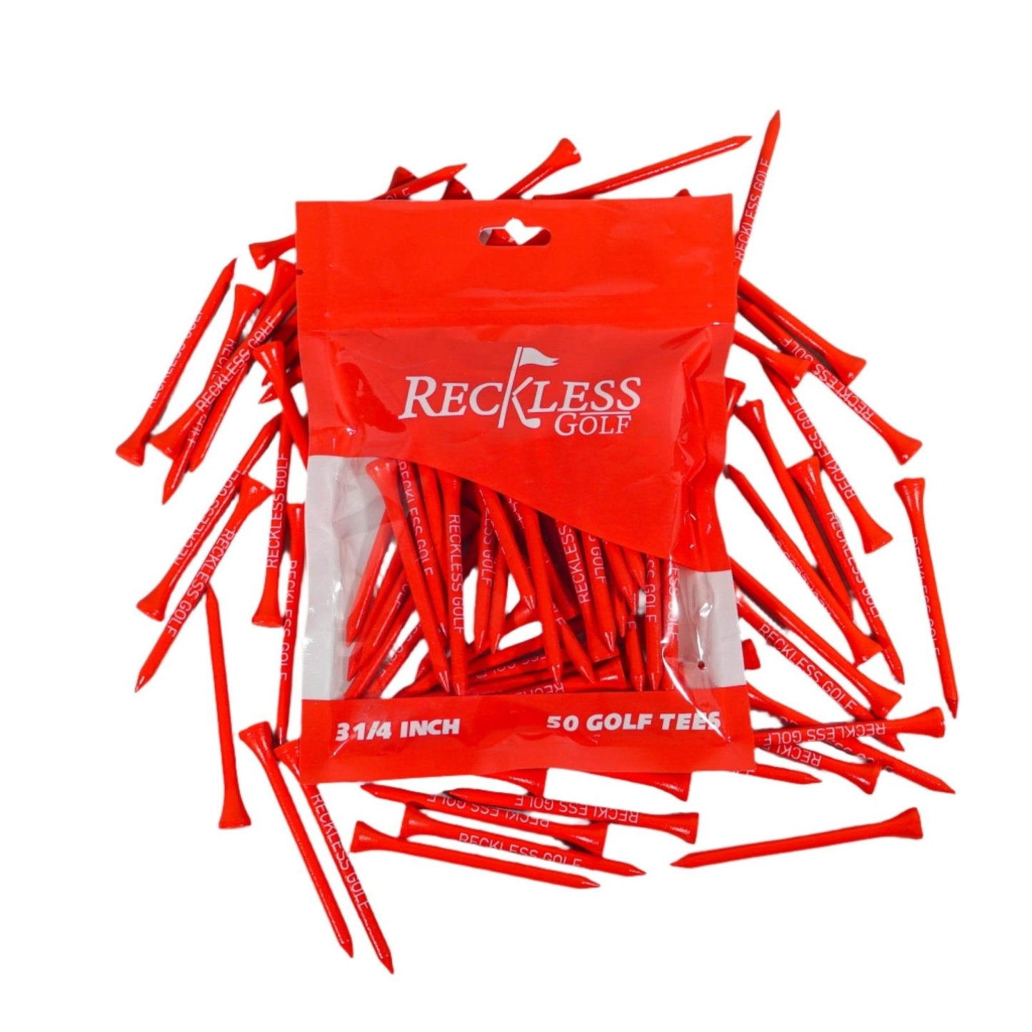 Reckless Golf Tee BULK 50 Pack