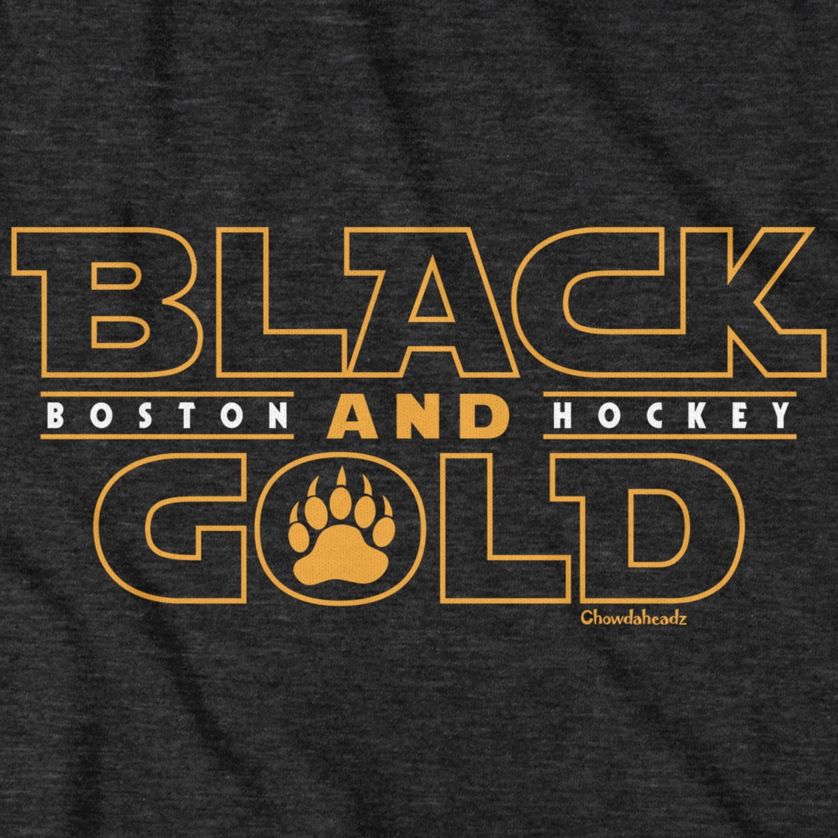 Black & Gold Boston Darkside T-Shirt