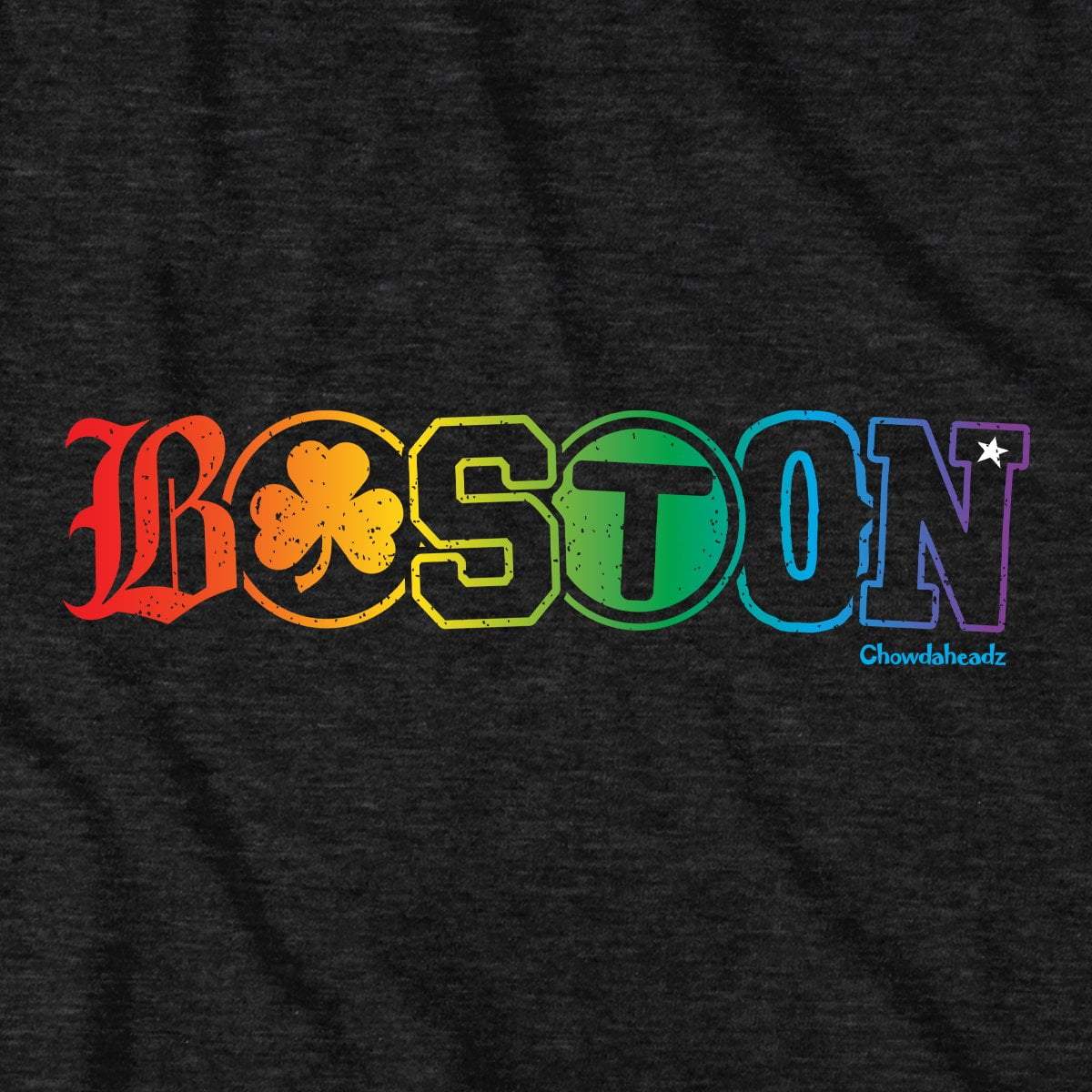 Boston Townie Pride Rainbow T-Shirt