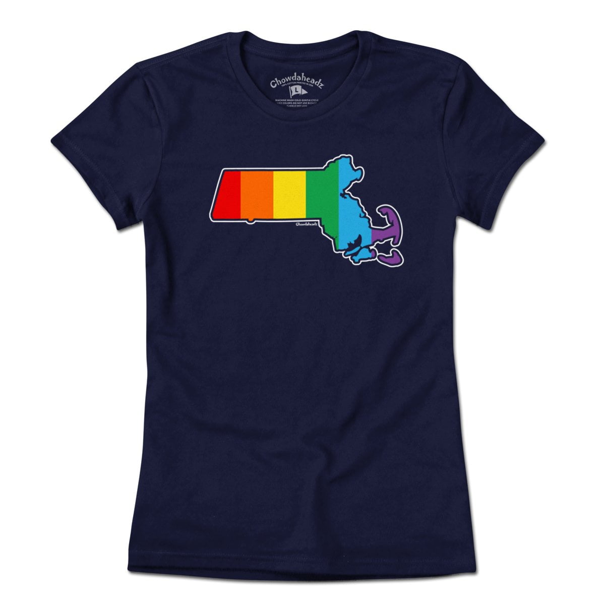 Rainbow Massachusetts T-Shirt