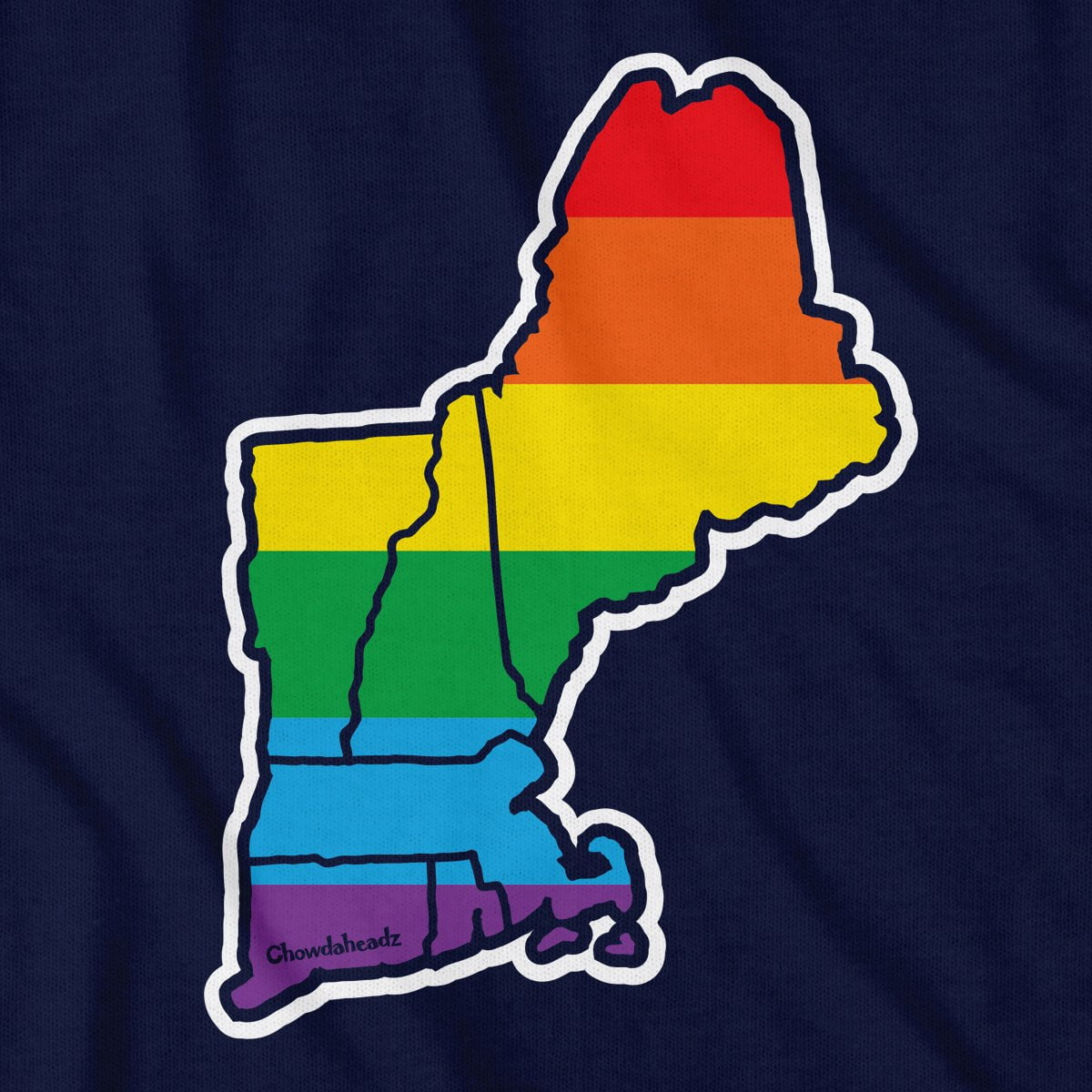 Rainbow New England T-Shirt