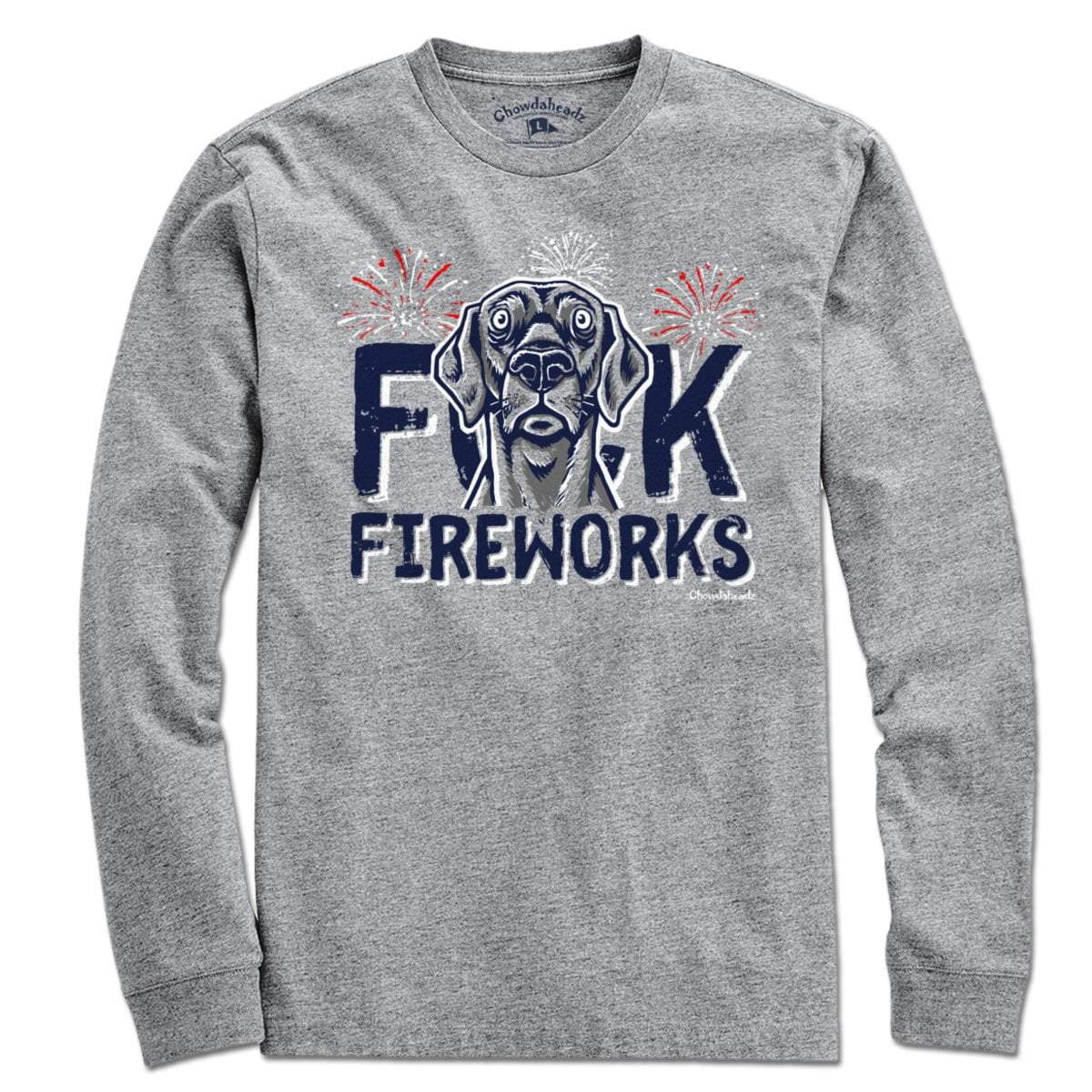 F Fireworks Dog T-Shirt