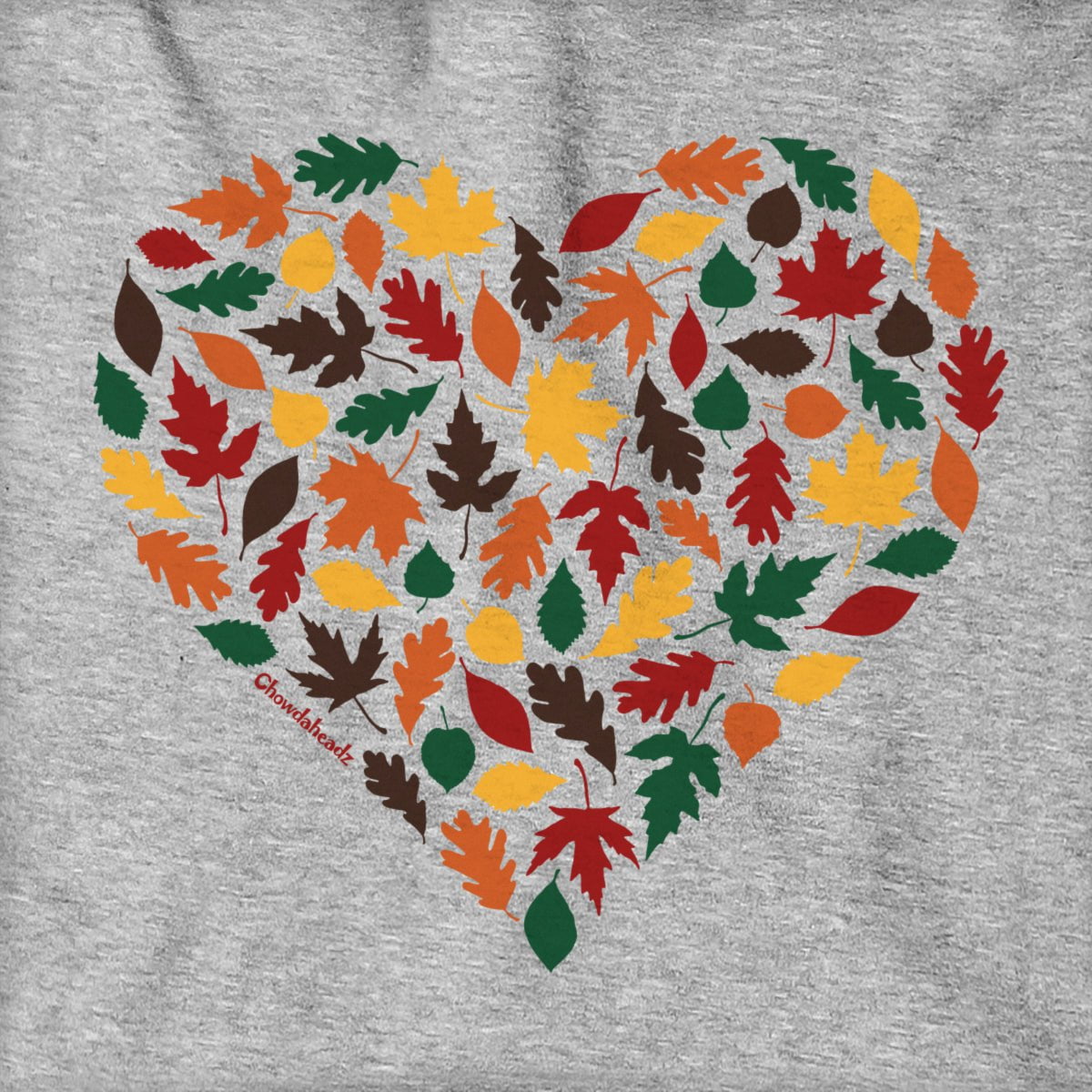 Fall Leaves Heart Hoodie