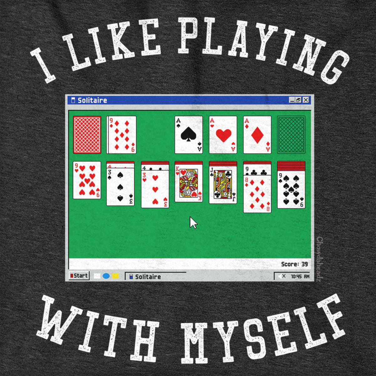 I Like Playing With Myself Solitaire Hoodie