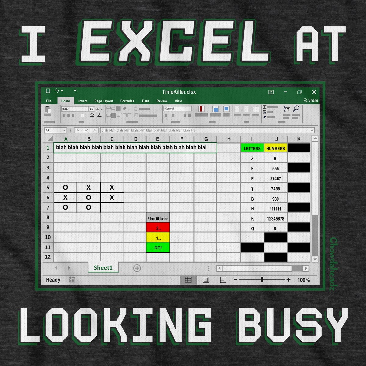 I Excel At Looking Busy T-Shirt