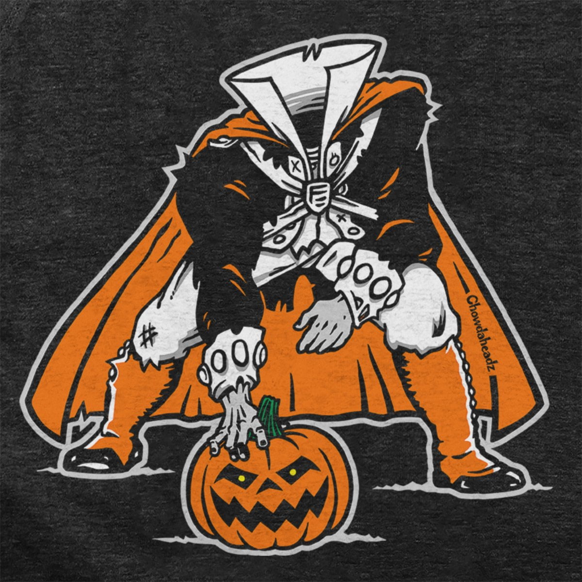 Three Point Stance Headless Horseman Hoodie