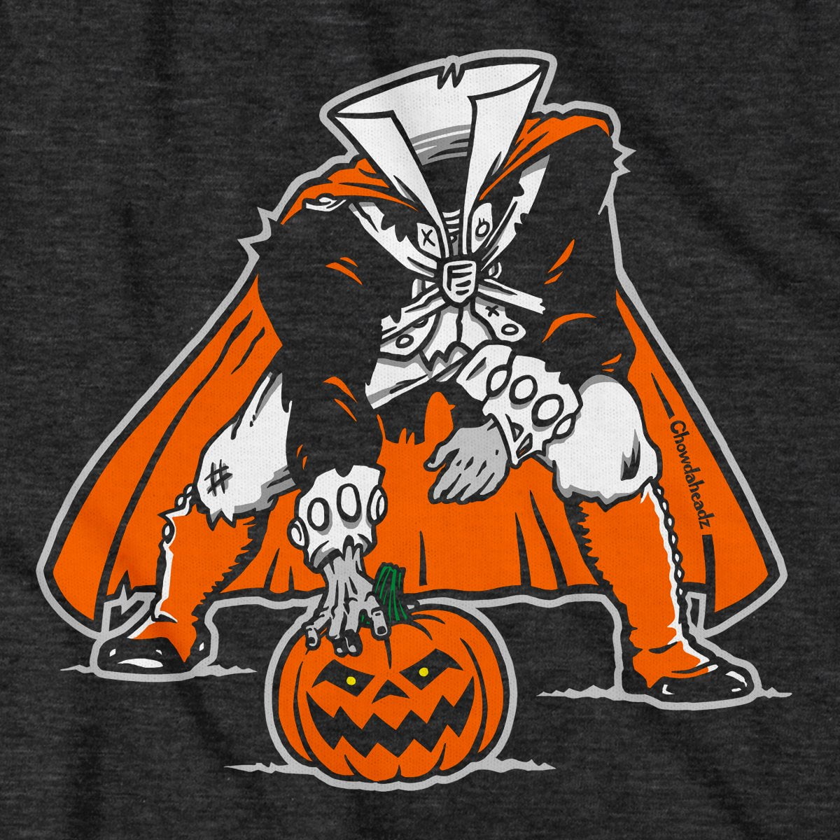 Three Point Stance Headless Horseman T-Shirt