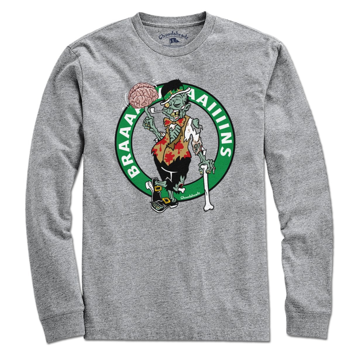 Halloween Zombie Circle Logo T-Shirt