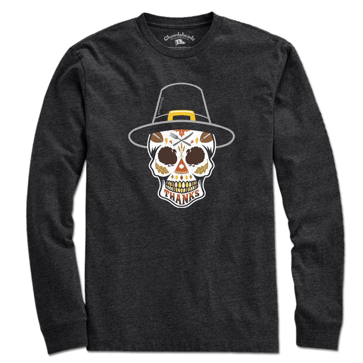Thanksgiving Pilgrim Dead Head T-Shirt