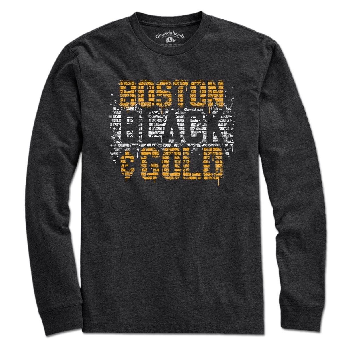 Boston Black & Gold Graffiti T-Shirt