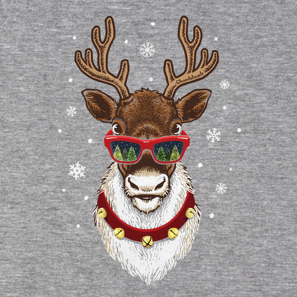 Cool Christmas Reindeer T-Shirt