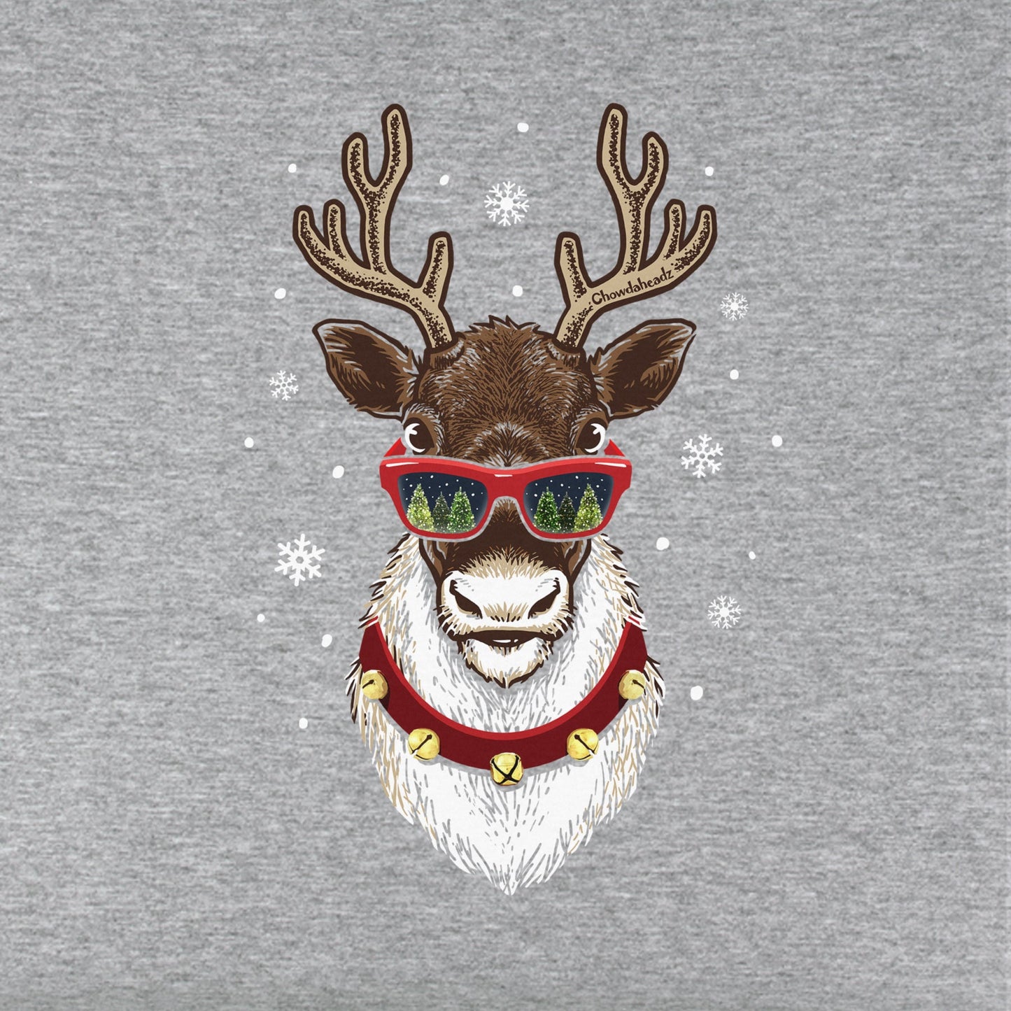Cool Christmas Reindeer Youth Hoodie