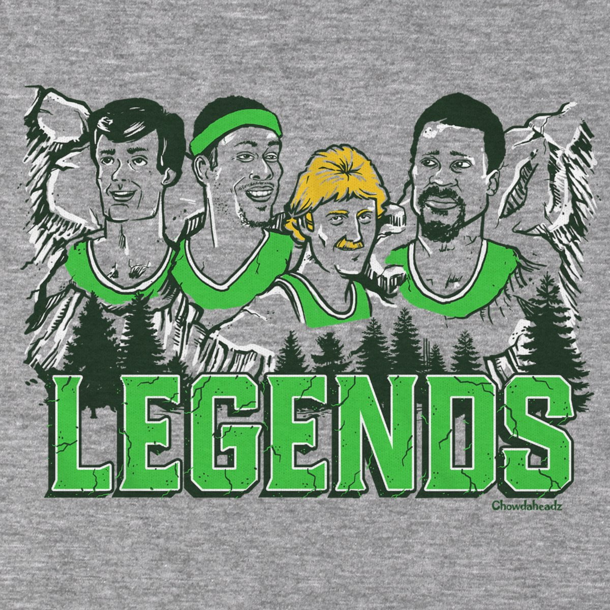 Boston Basketball Legends T-Shirt