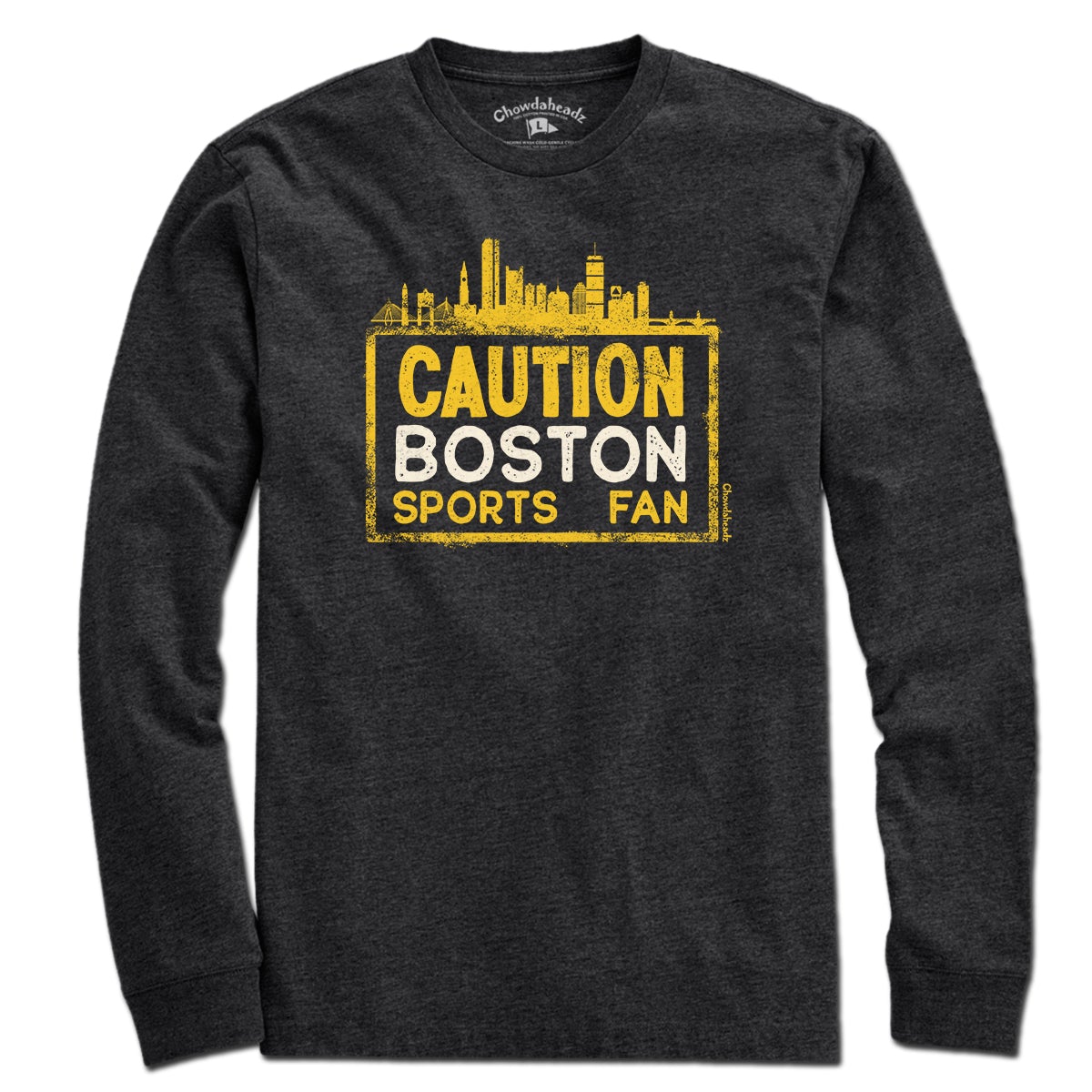 Caution Boston Black & Gold T-Shirt
