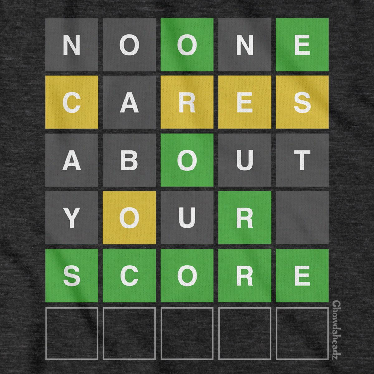 No One Cares About Your Score T-Shirt