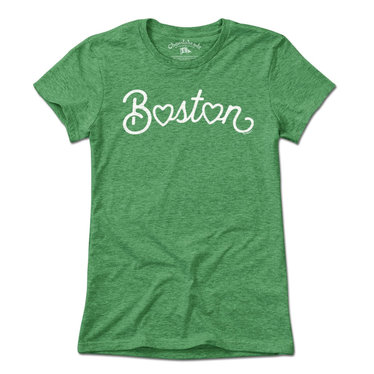 Boston Heart Script T-Shirt
