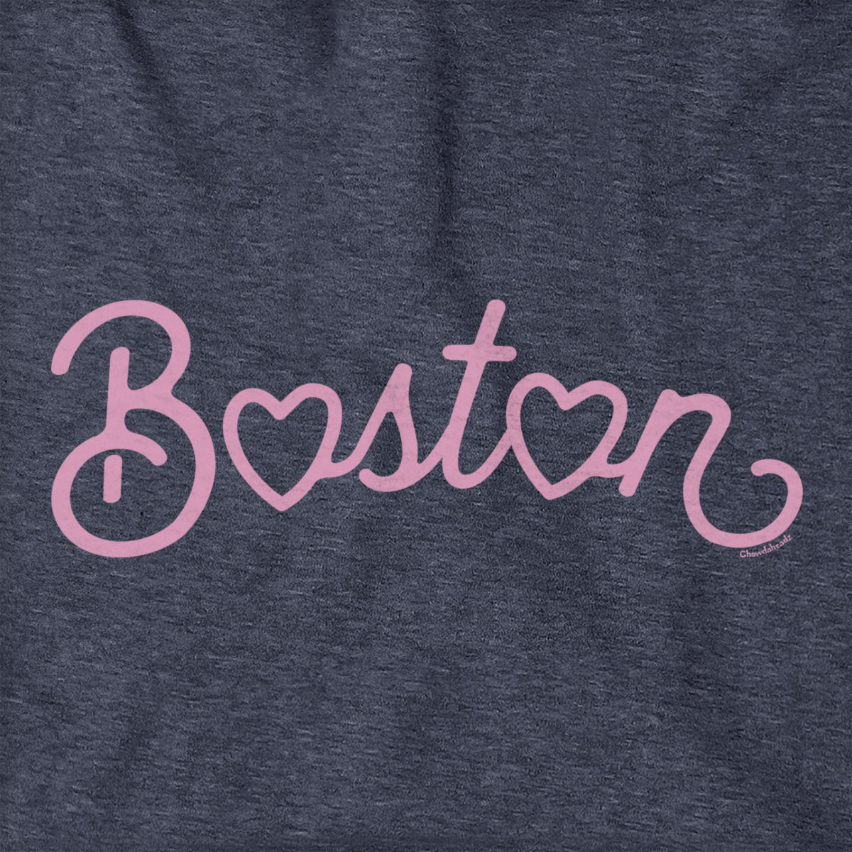 Boston Heart Script Hoodie