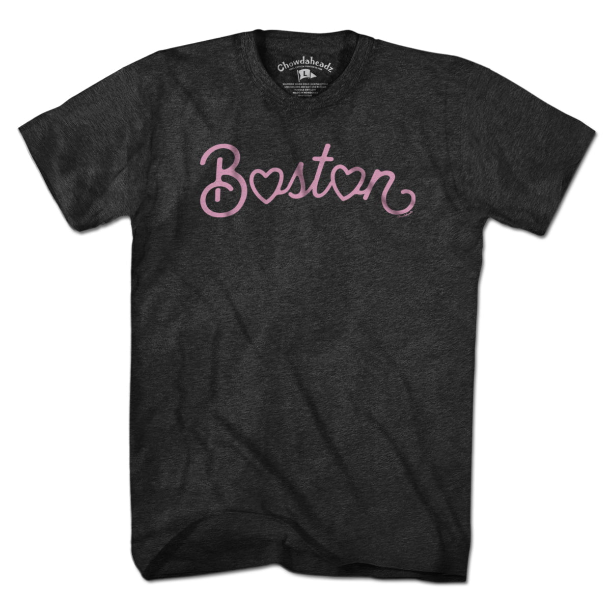 Boston Heart Script T-Shirt