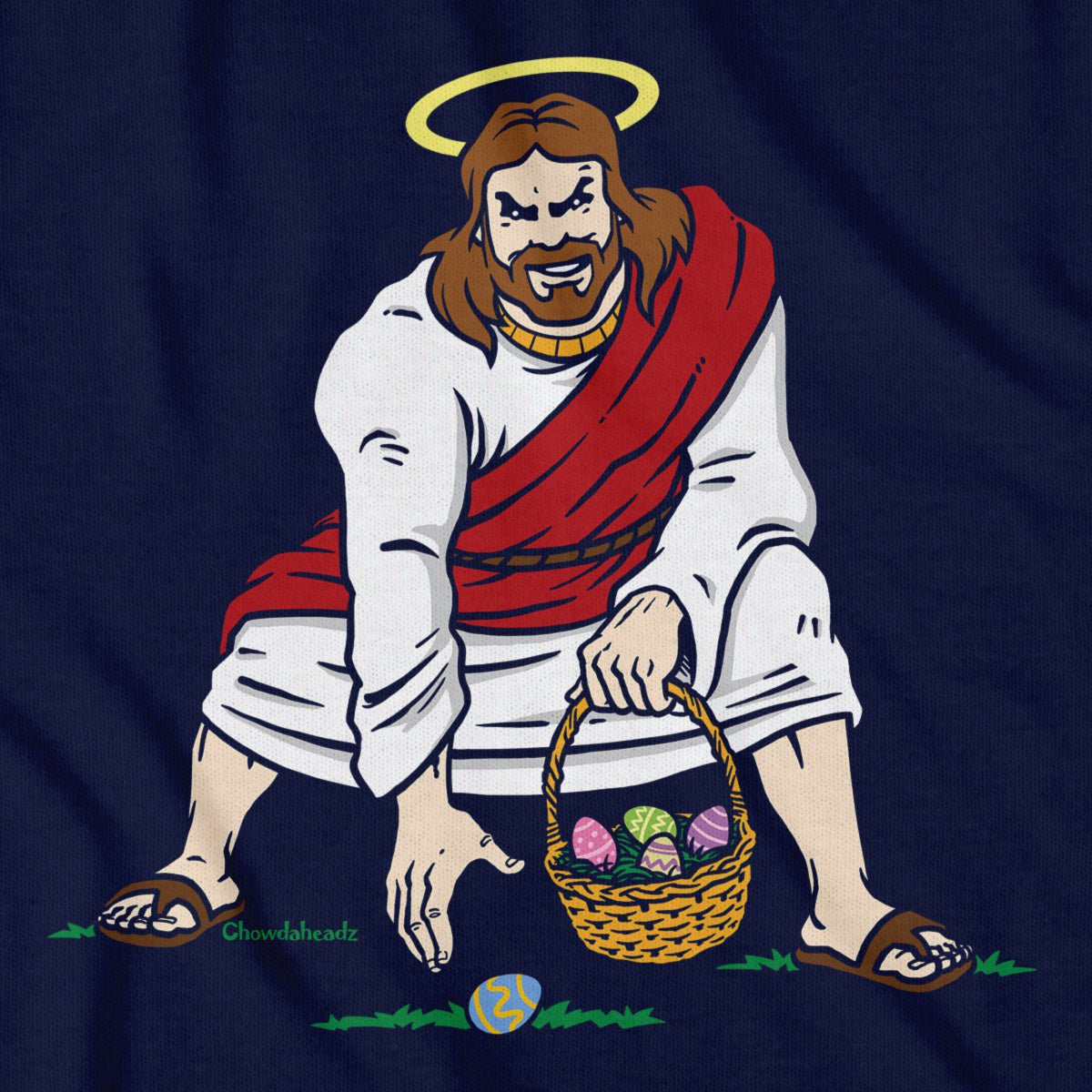 Three Point Stance Easter Jesus T-Shirt