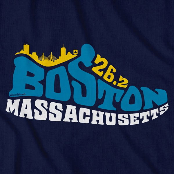 Boston Mass 26.2 Sneaker T-Shirt