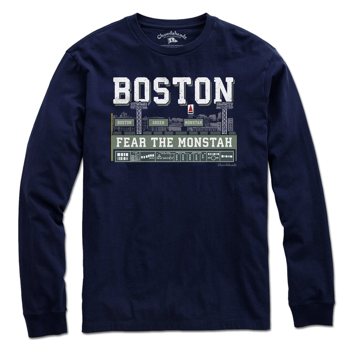 Boston Green Monstah Skyline T-Shirt