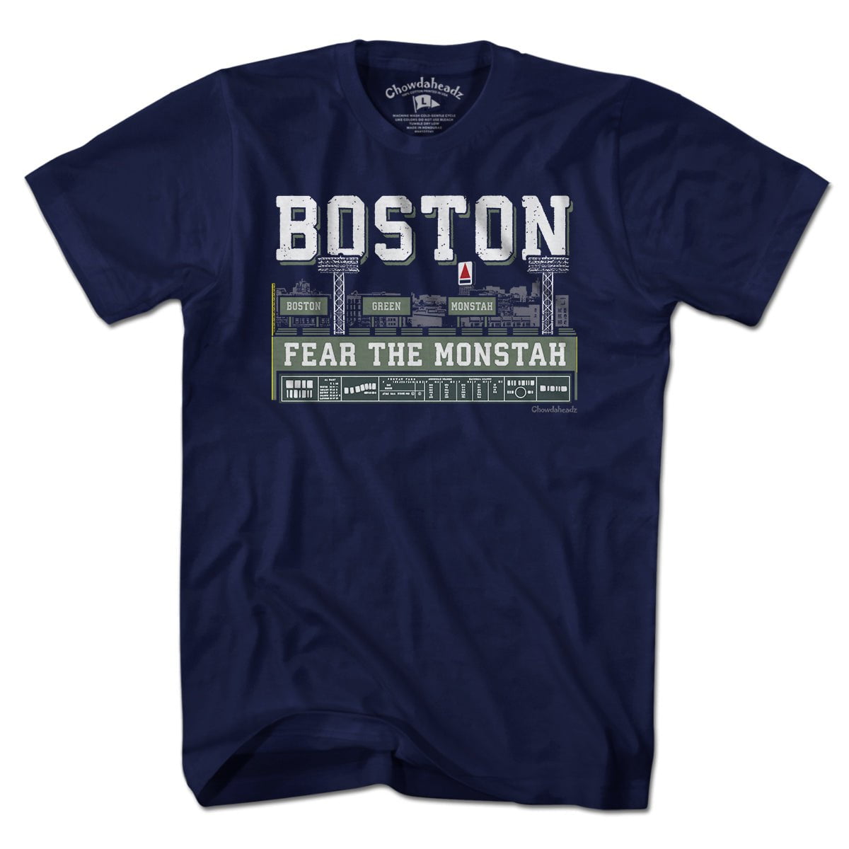 Boston Green Monstah Skyline T-Shirt