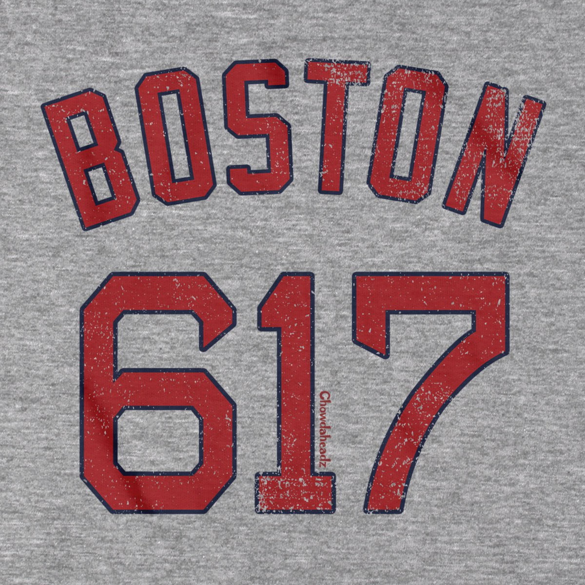 Boston 617 Baseball T-Shirt