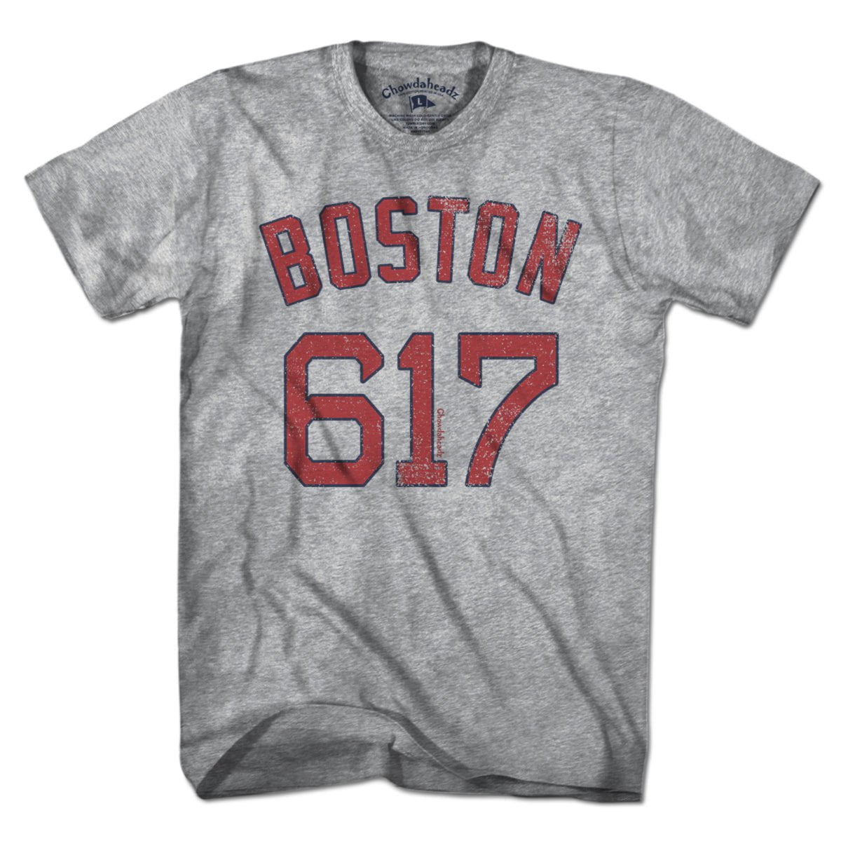 Boston 617 Baseball T-Shirt