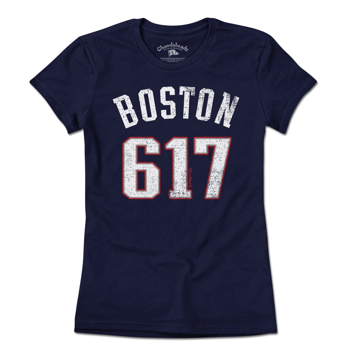 Boston 617 Football T-Shirt