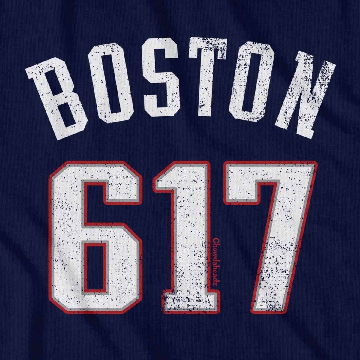 Boston 617 Football T-Shirt
