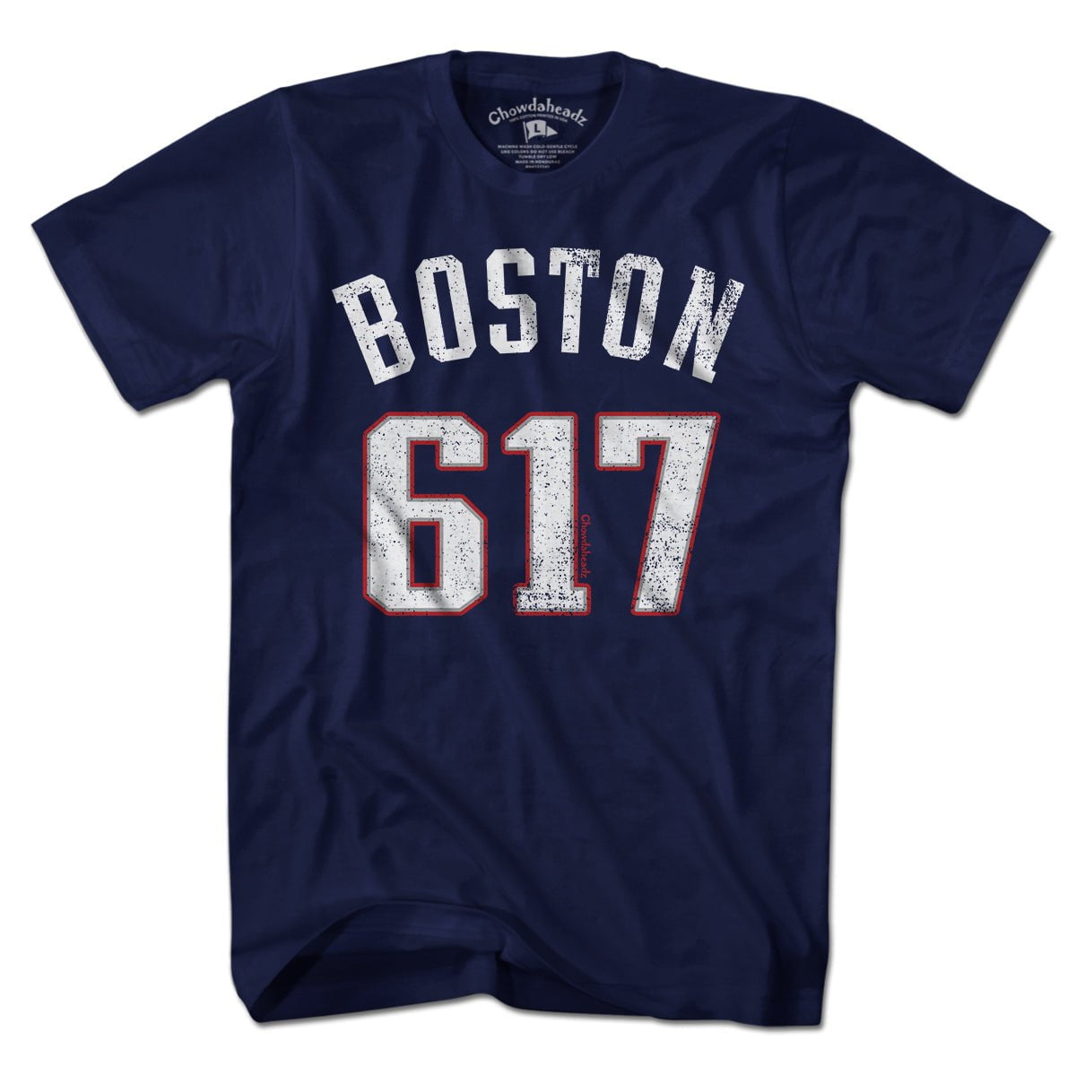 Boston 617 Football T-Shirt