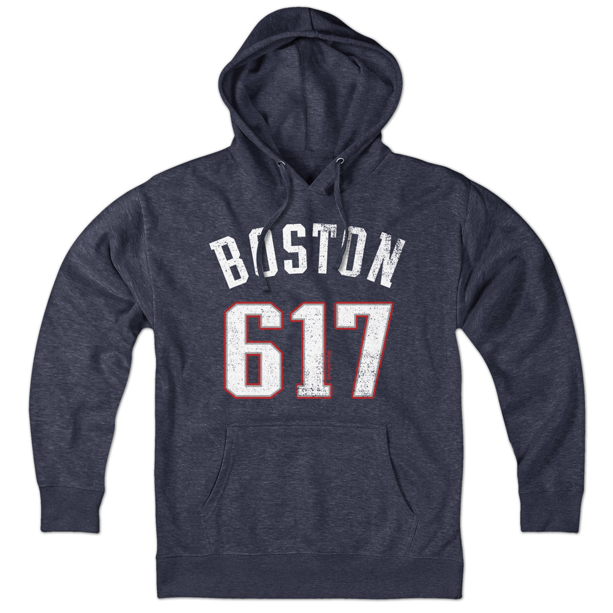 Boston 617 Football Hoodie