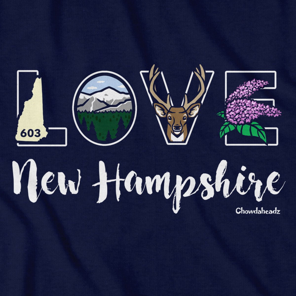 Lifestyle Love New Hampshire T-Shirt